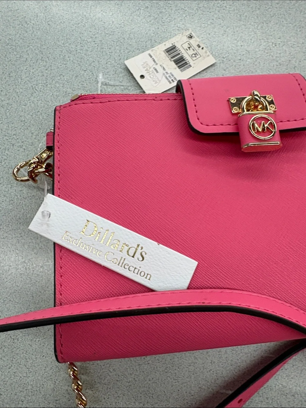 Michael Kors Camila Rose Small Double Zip Crossbody - Ruby